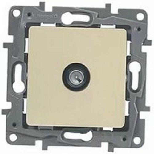 Розетка TV Проходная без рамки Legrand Etika 1-м. слоновая кость картинка
